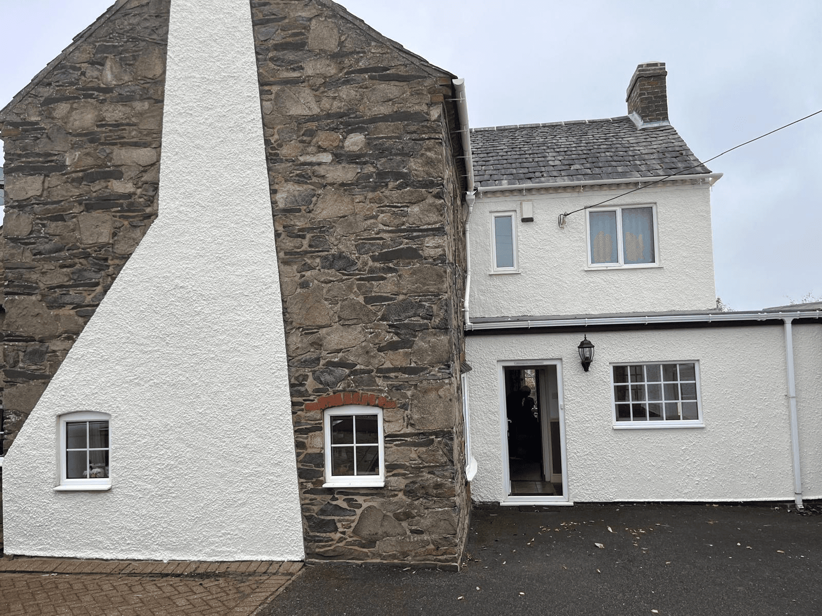 Stone Cottage — Masonry & gable repaint